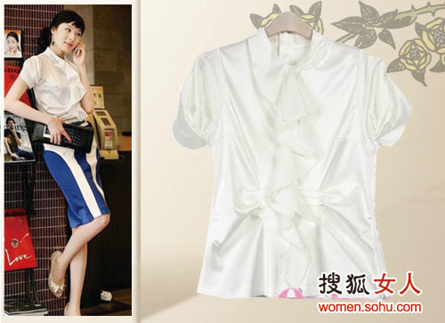 服饰消费：10款OL必备的韩式优雅小衬衫