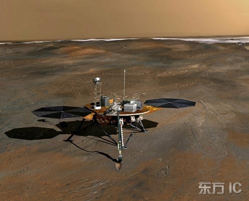 “凤凰”号火星探测器示意图