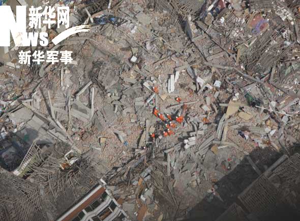 损失惨重的平武县高村乡。