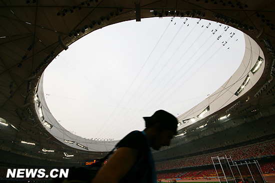 5月22日，“好运北京”2008中国田径公开赛在国家体育场举行。