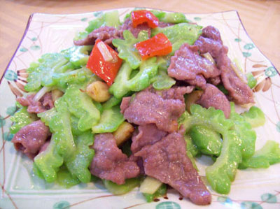 凉瓜炒牛肉