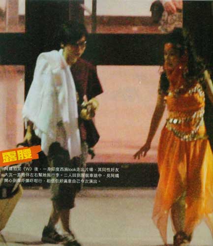 阿娇在美国零片酬接演印度艳女郎(右) 阿娇在美国零片酬接演印度艳女郎(右)