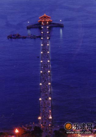  _青岛的象征 栈桥海滨(组图)_乐途旅游网