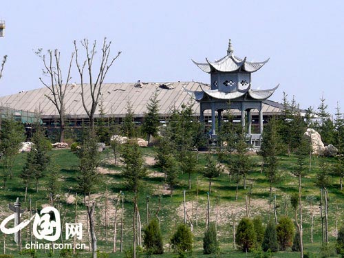 美丽的奇石山景色