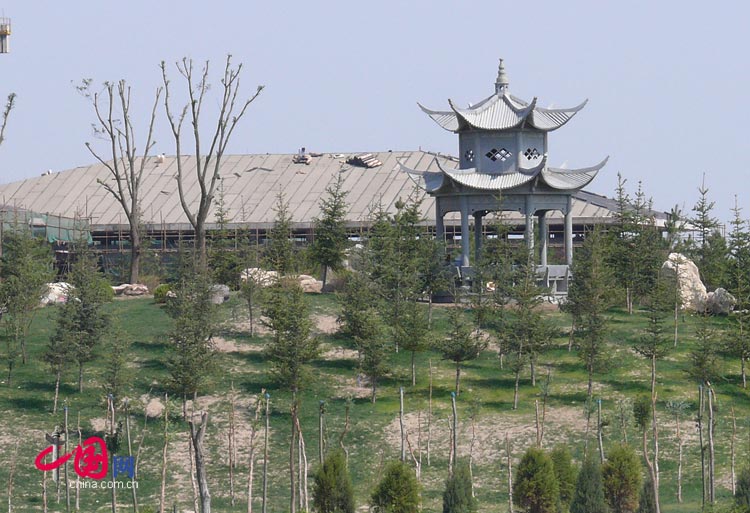 美丽的奇石山景色