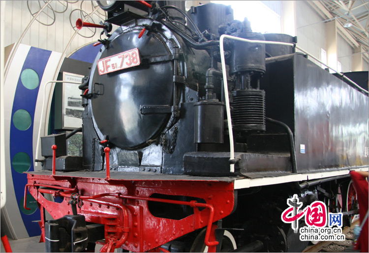 中国铁路博物馆：JF51型738号窄轨蒸汽机车[组图]