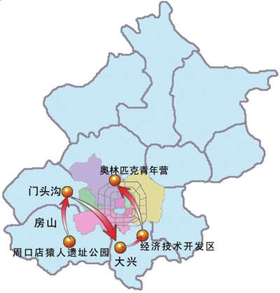 北京传递火炬线路公布 舍弃“和”字路线