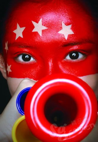 教你化“奥运加油妆”