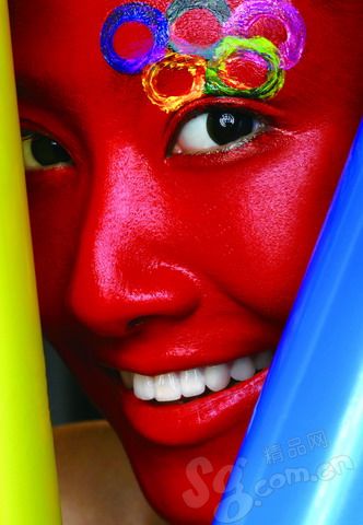教你化“奥运加油妆”