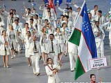 乌兹别克斯坦奥运代表团入场