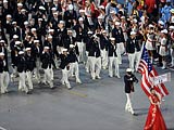 美国奥运代表团入场