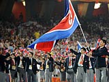 朝鲜奥运代表团入场