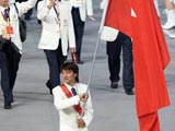中国香港代表团入场