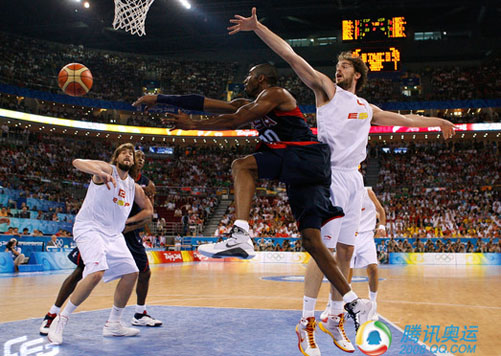 8月24日实况播报 男子篮球决赛 美国VS西班牙