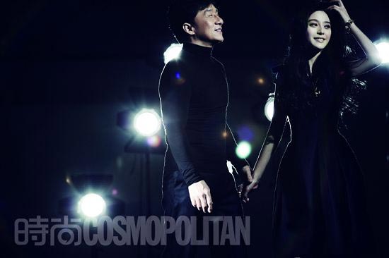 成龙、范冰冰奥运写真 登《cosmo时尚》封面