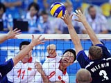 坐式排球——男子：中国队不敌俄罗斯队[组图]