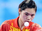 乒乓球——刘静夺得乒乓球首金[组图]