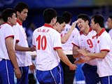 坐式排球——男子：中国队胜日本队[组图]