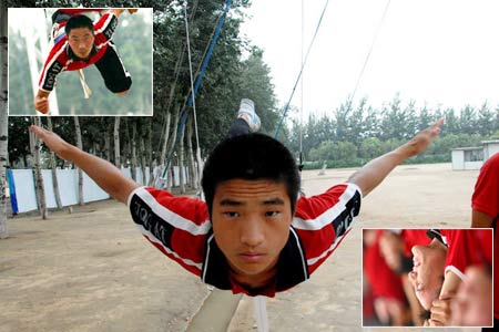少林小子成焦点 残奥闭幕式'空中飞人'惊世界[组图]