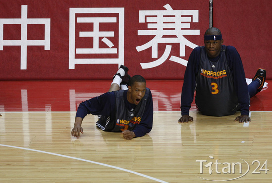 NBA中国赛广州站冷冷清清开场