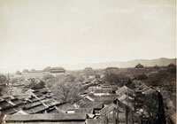 远眺紫禁城 佚名摄于1900年左右 蛋白纸基