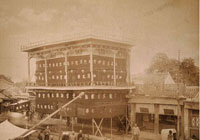 北京街景 佚名摄于19世纪末 蛋白纸基