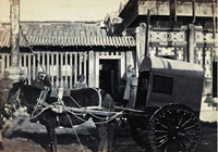 马车 佚名摄于19世纪末 蛋白纸基 中国书店供图