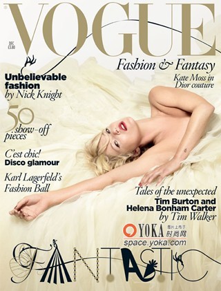 超模凯特莫斯26次登《Vogue》封面