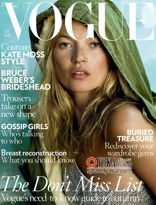 超模凯特莫斯26次登《Vogue》封面(2)