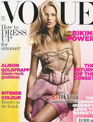 超模凯特莫斯26次登《Vogue》封面(6)
