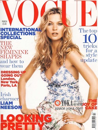 超模凯特莫斯26次登《Vogue》封面(9)