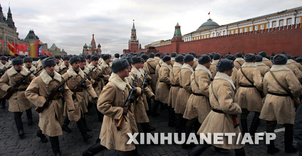 阅兵式,1941年,俄罗斯士兵,二战时期,纪念,阅兵仪式,莫斯科红场,苏联军队,作战,十月革命