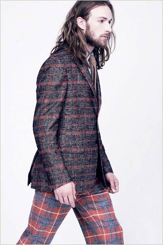 08秋冬格子花呢 穿出英伦男人味儿(2)