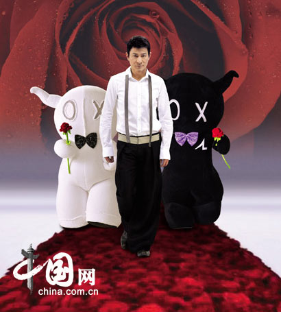 华仔带两子:Andox、黑仔拍摄2009年月历 华仔带两子:Andox、黑仔拍摄2009年月历