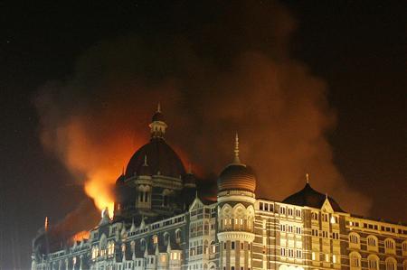 孟买袭击案现场。