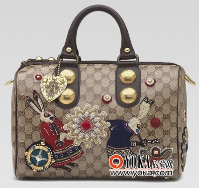 刺绣兔子 Babouska波士顿手袋 $1,950.00