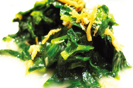 金柱泡菜苗 从一盘豆苗里吃出的香港味道(组图)