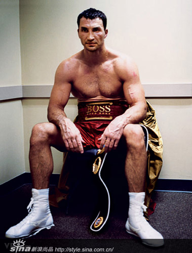 　　2008年6月:重量級拳擊手Wladimir Klitschko在休息。 攝影Sam Taylor-Wood