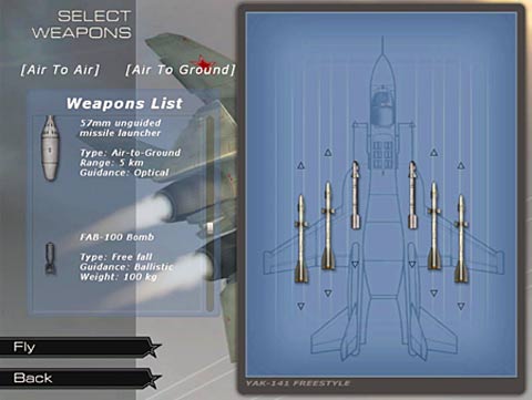 雅克141可携带4枚R-27中程空空导弹、2枚R-73近程空空导弹。