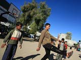 加沙地带的避难生活[组图]