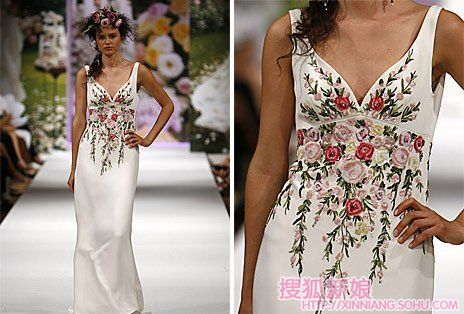 2009年欧洲T台婚纱流行趋势览