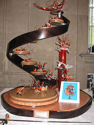 惊叹:各国王室奢华的婚礼蛋糕(图)+-+中国网