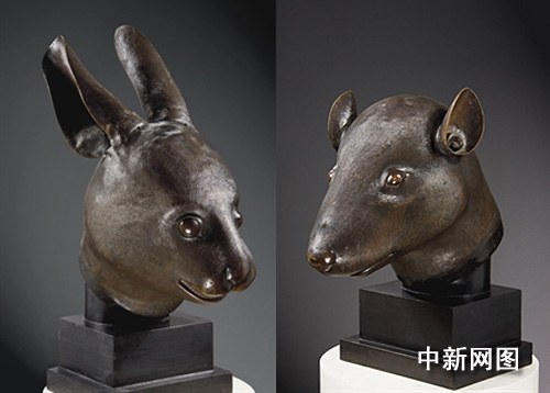 圓明園鼠兔首銅像分別以1400萬歐元賣出