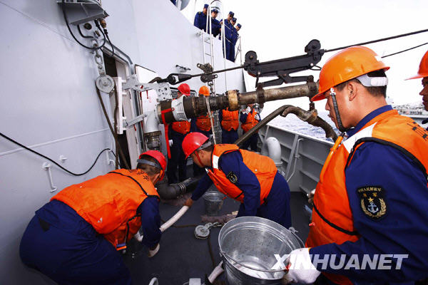 中國海軍赴巴參演艦進行海上訓練及航行補給[組圖]