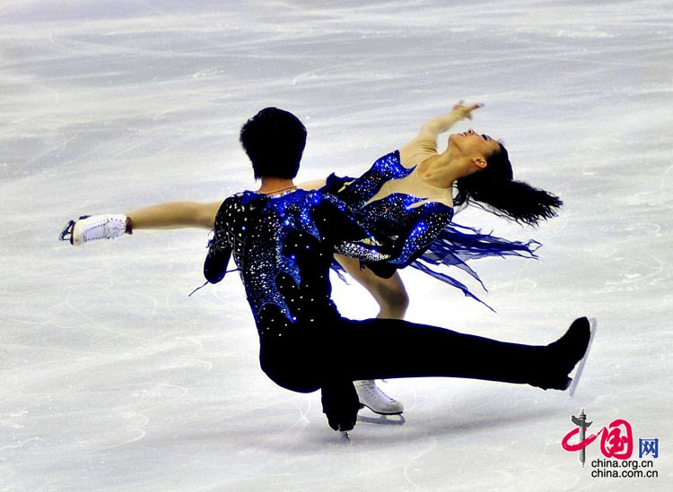绚丽多彩的冰上芭蕾----大冬会花样滑冰冰舞比赛精彩瞬间 刘国兴/摄影