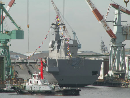 日本海上自衛隊最大級別艦艇交付[組圖]