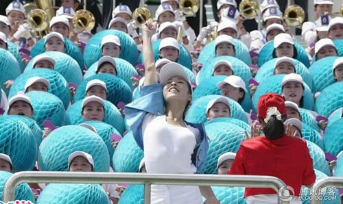<em>朝鲜</em>最神秘的<em>美女啦啦队</em>_体育_中国网