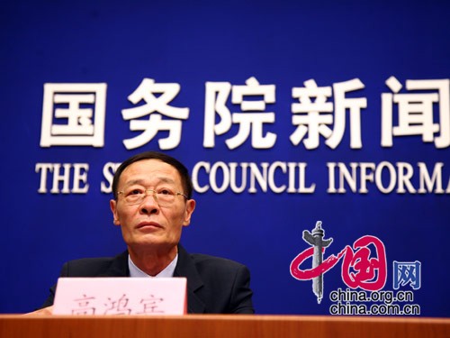 卫生部部长陈竺回答记者提问 中国网 王锐 摄