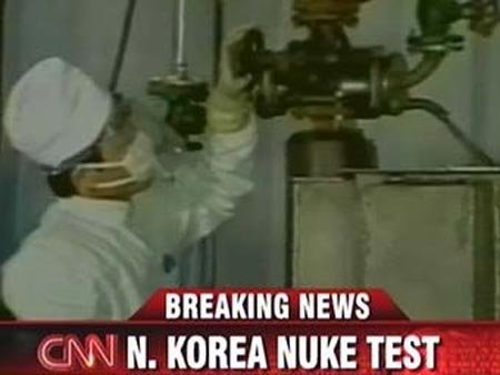 朝鲜宣布进行了第二次地下核试验[组图]