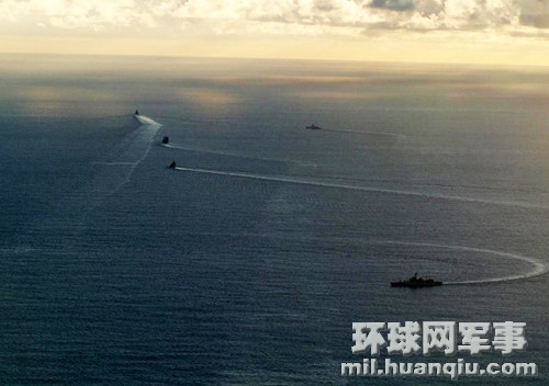 日艦在第二島鏈附近跟蹤我精銳艦艇編隊[組圖]